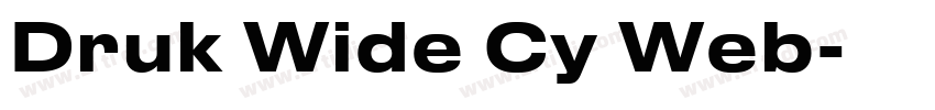 Druk Wide Cy Web字体转换 Druk Wide Cy Web字体转换